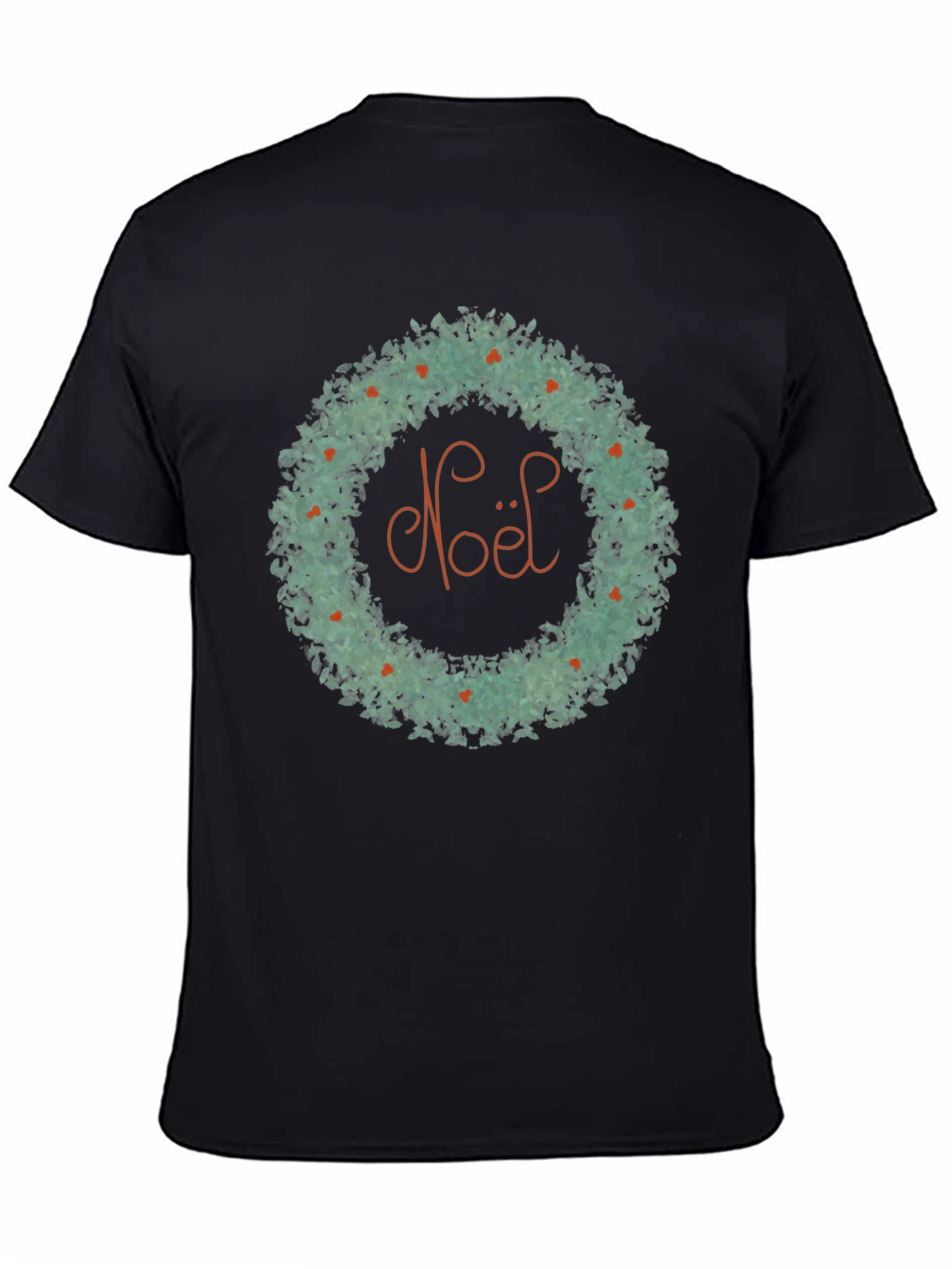 Noel Wreath Graphic Tee - Holiday Cheer