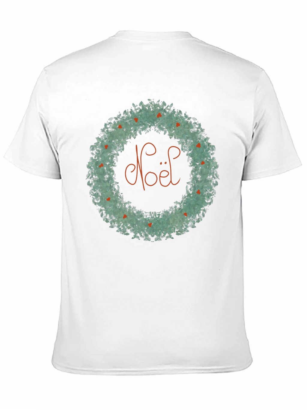 Noel Wreath Graphic Tee - Holiday Cheer