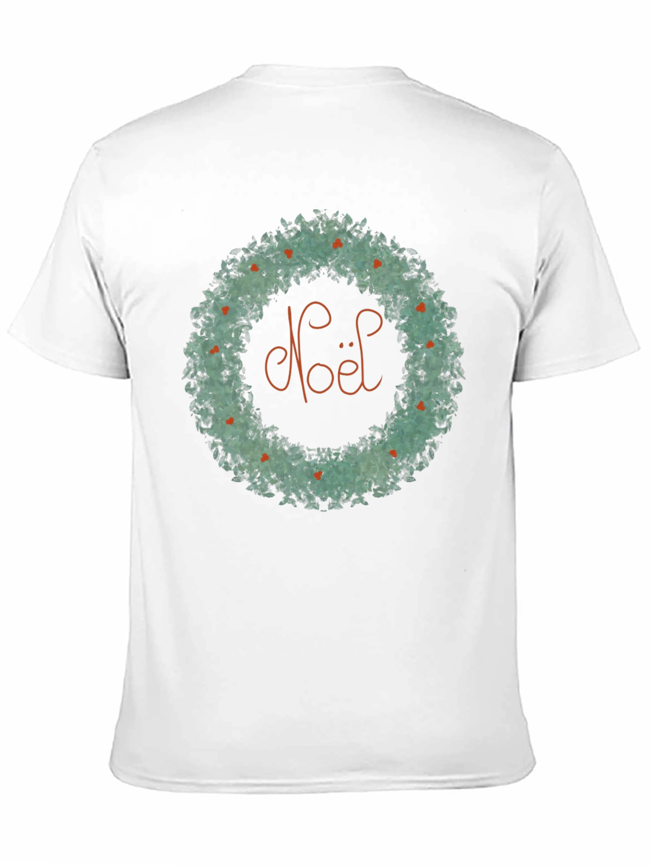 Noel Wreath Graphic Tee - Holiday Cheer