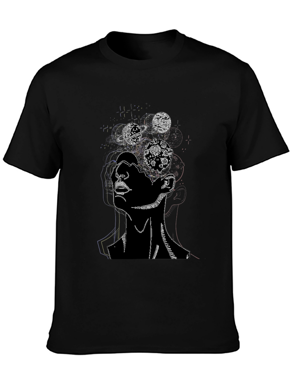 Cosmic Mind T-Shirt - Black Graphic Tee