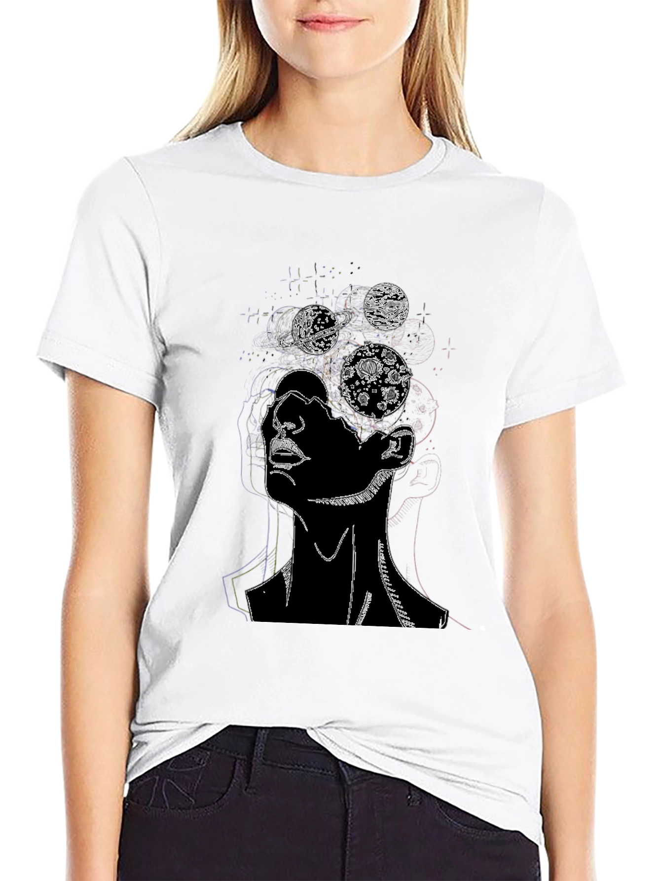 Cosmic Mind T-Shirt - Black Graphic Tee