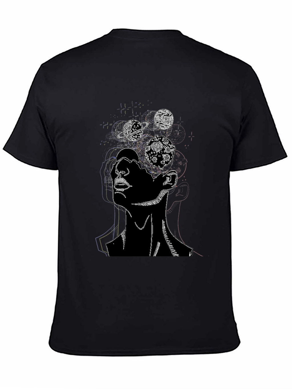 Cosmic Mind T-Shirt - Black Graphic Tee