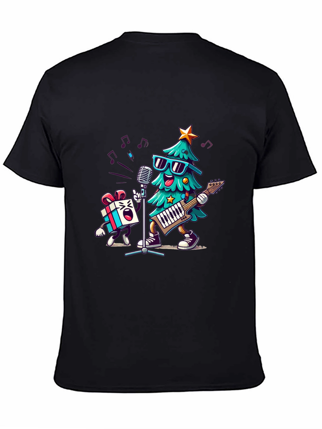 Rockin Christmas Tree Band T-Shirt