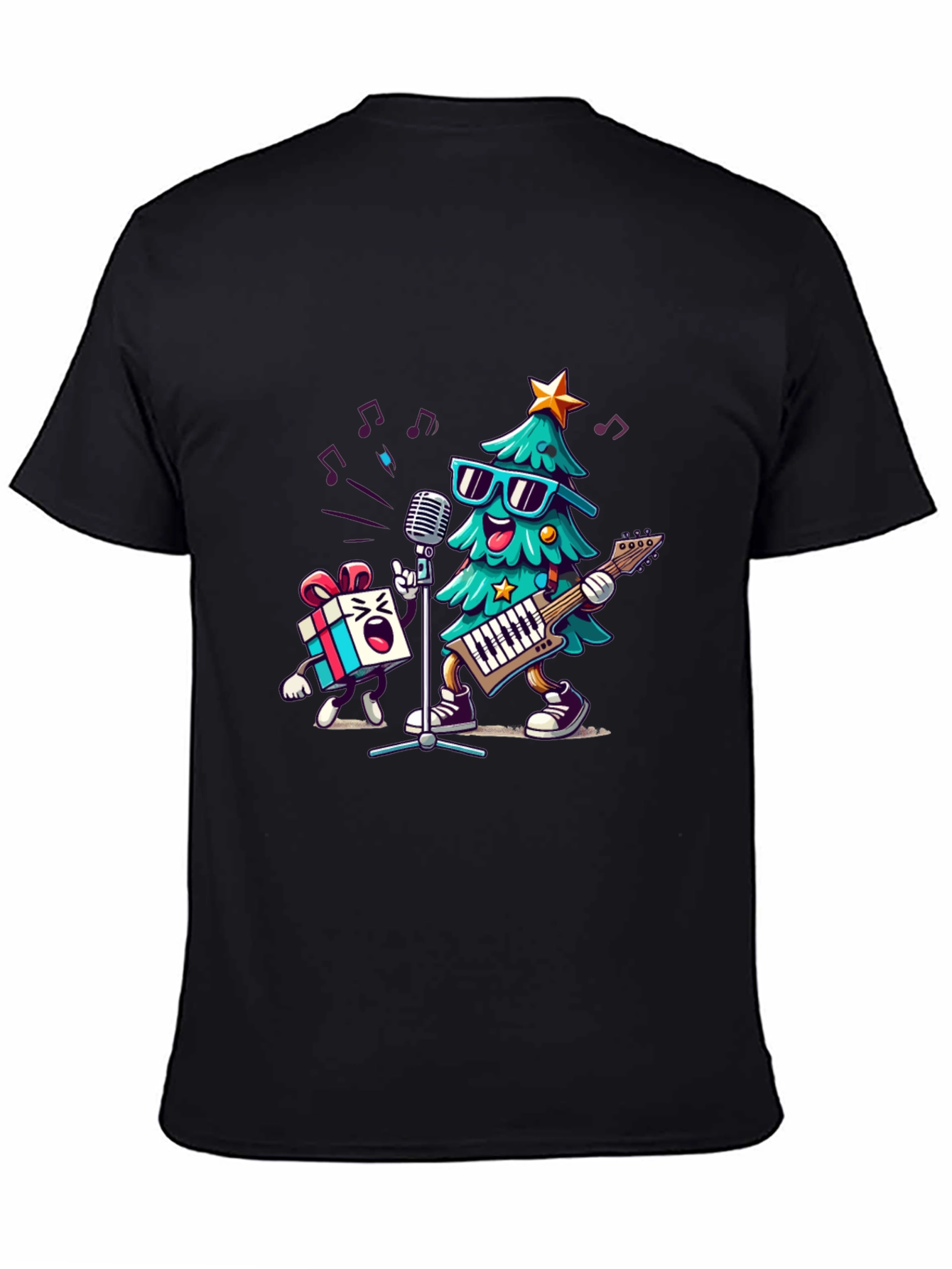 Rockin Christmas Tree Band T-Shirt