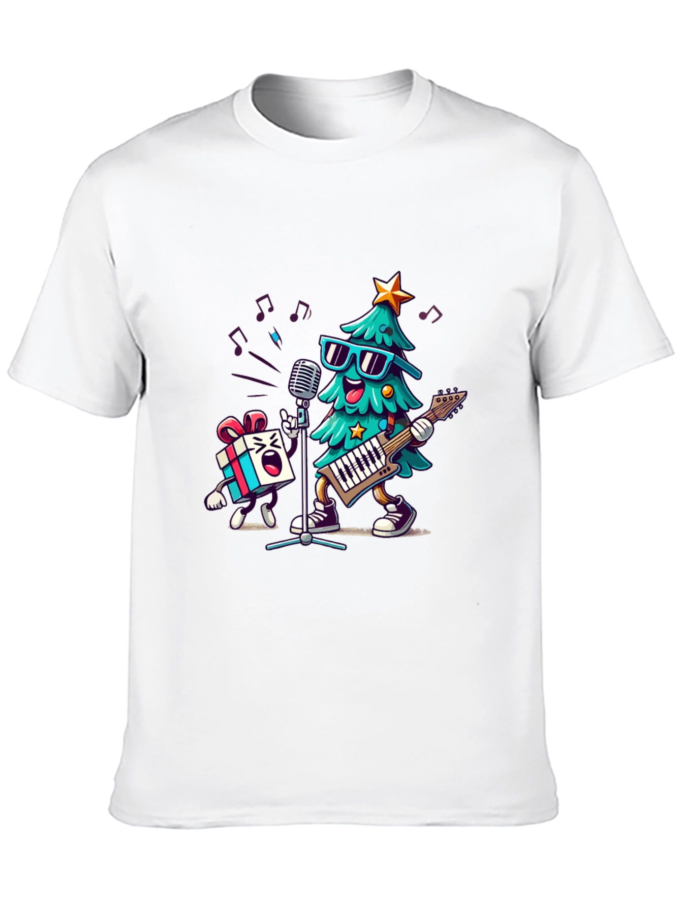 Rockin Christmas Tree Band T-Shirt