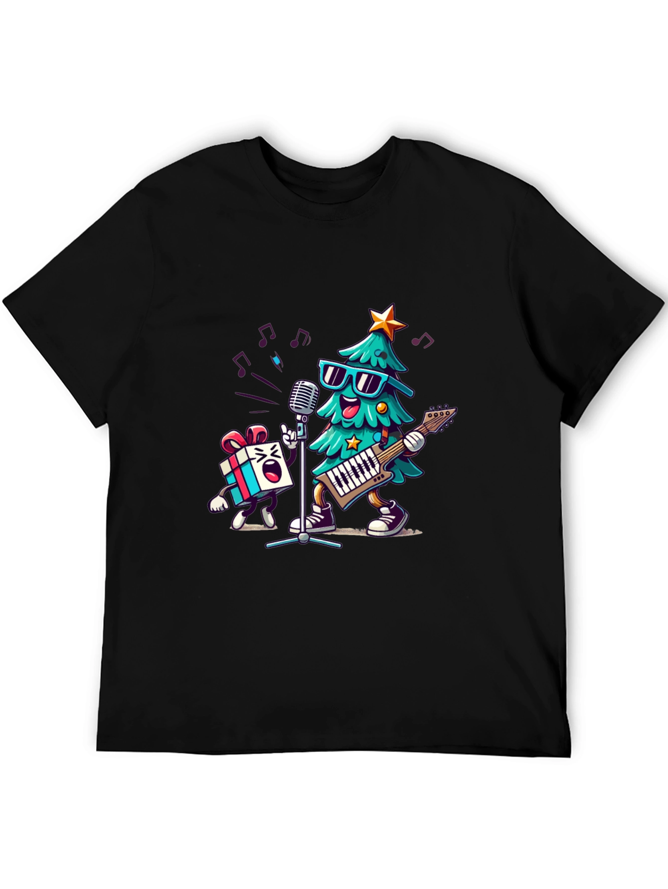 Rockin Christmas Tree Band T-Shirt