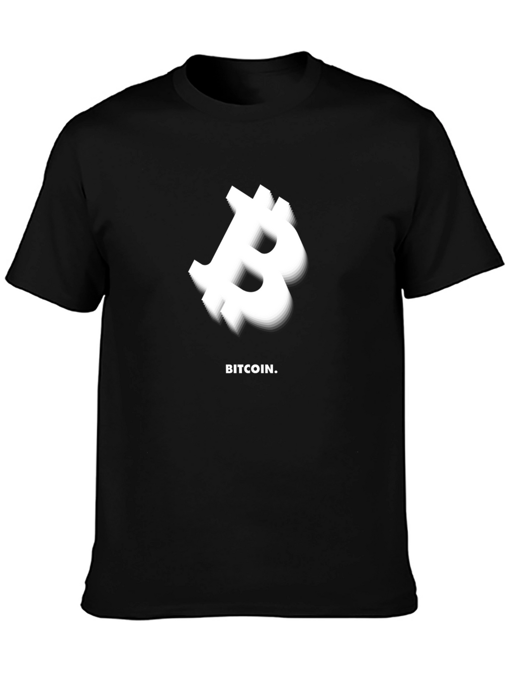 Bitcoin Graphic Tee - Black Crypto Shirt