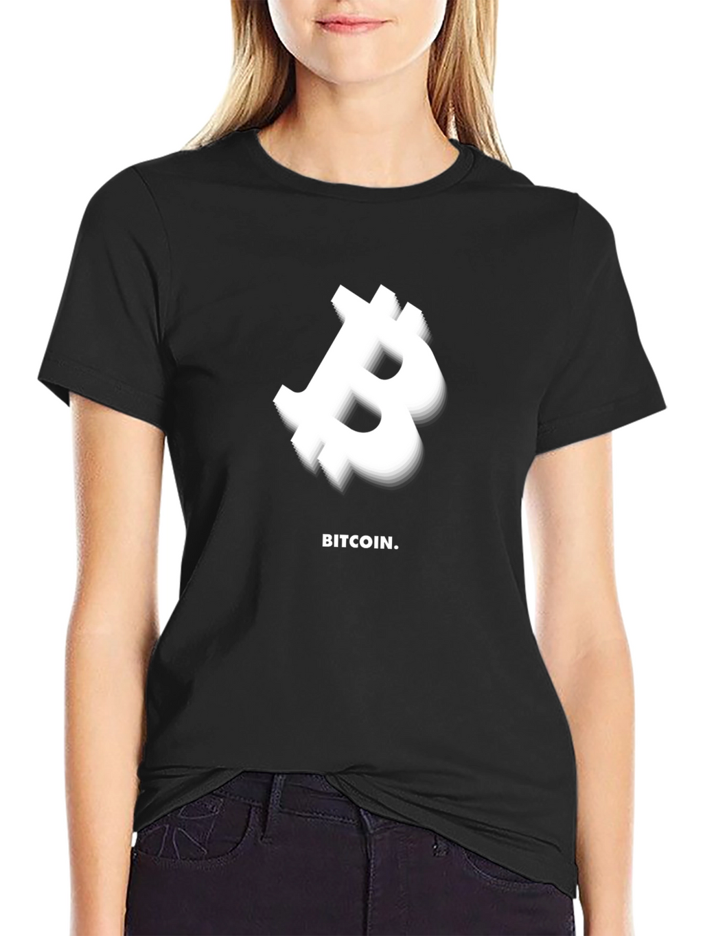 Bitcoin Graphic Tee - Black Crypto Shirt