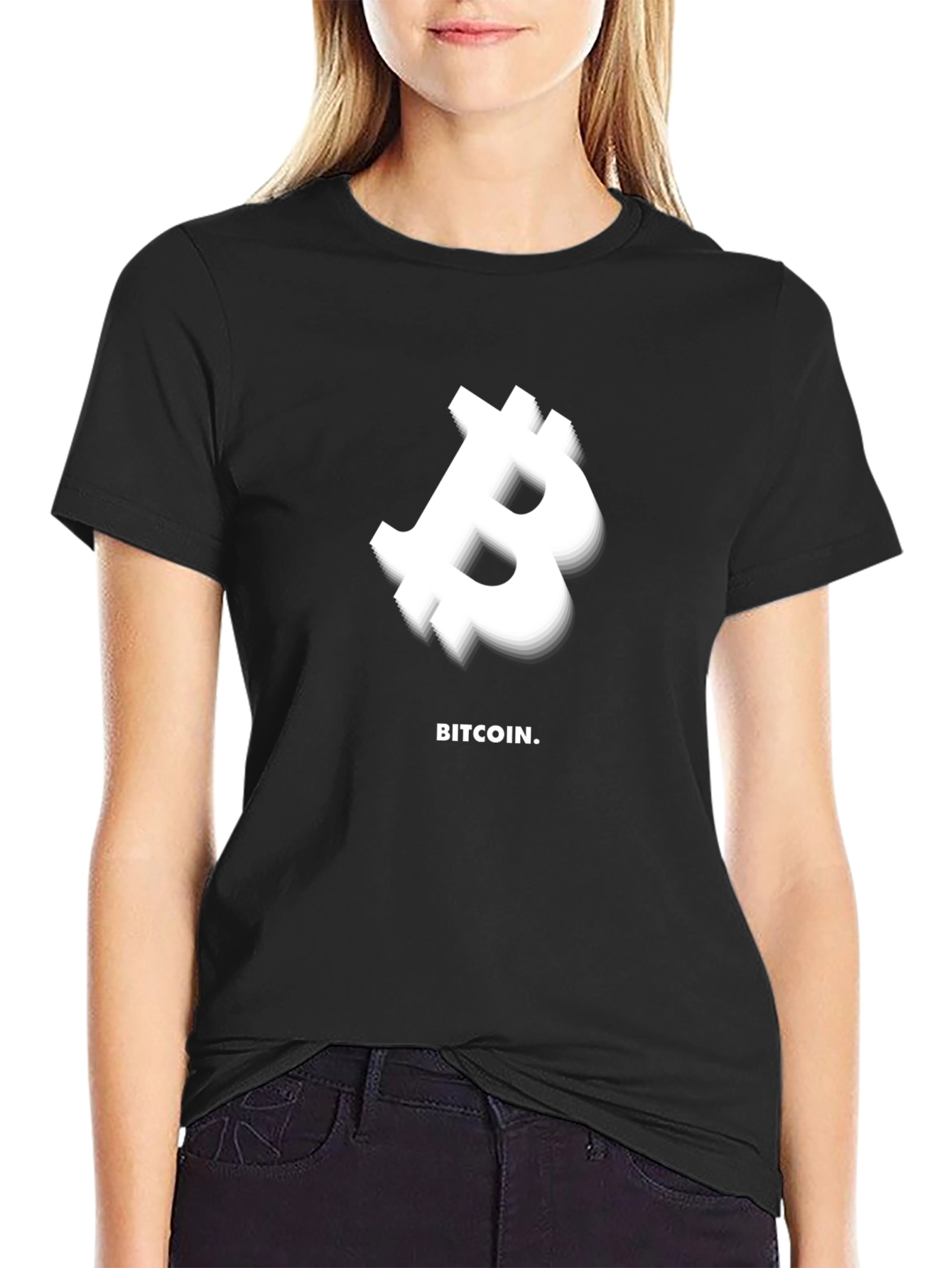 Bitcoin Graphic Tee - Black Crypto Shirt