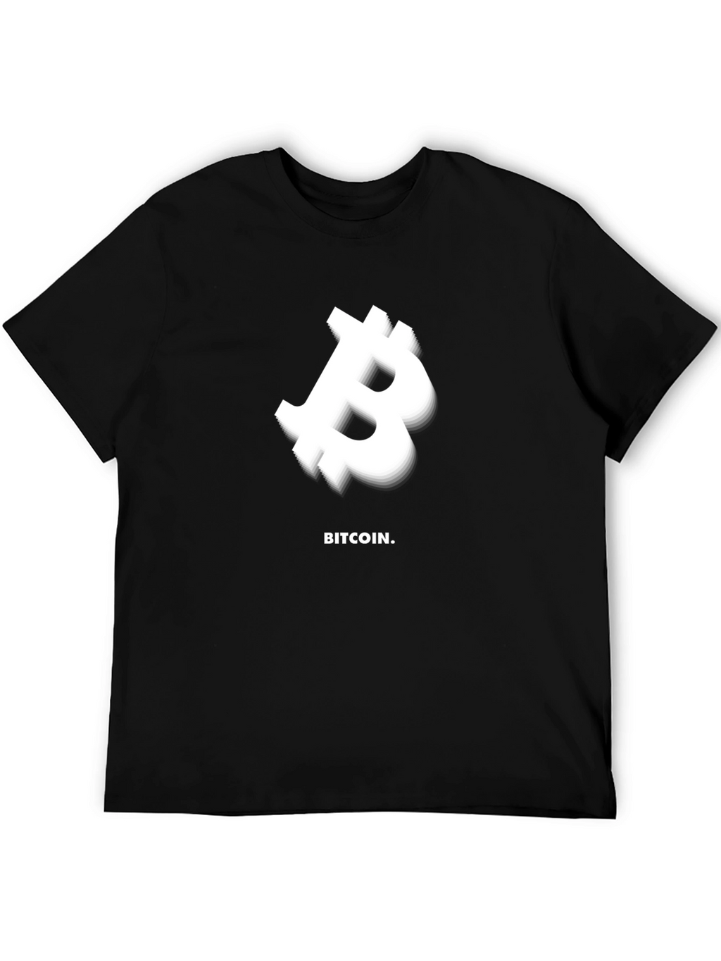 Bitcoin Graphic Tee - Black Crypto Shirt