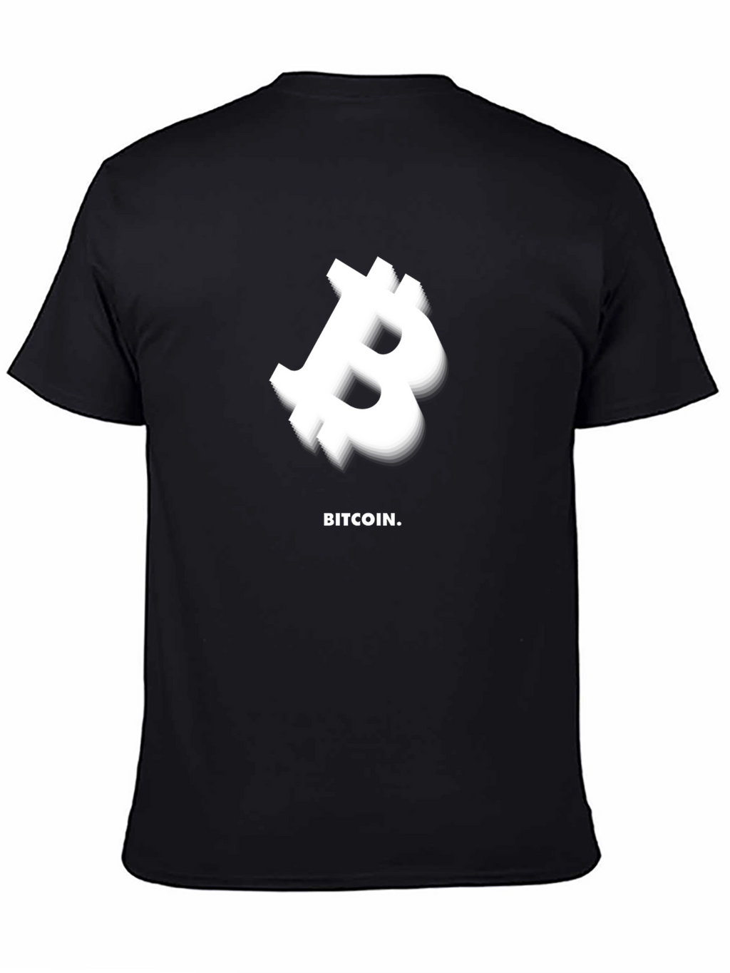 Bitcoin Graphic Tee - Black Crypto Shirt