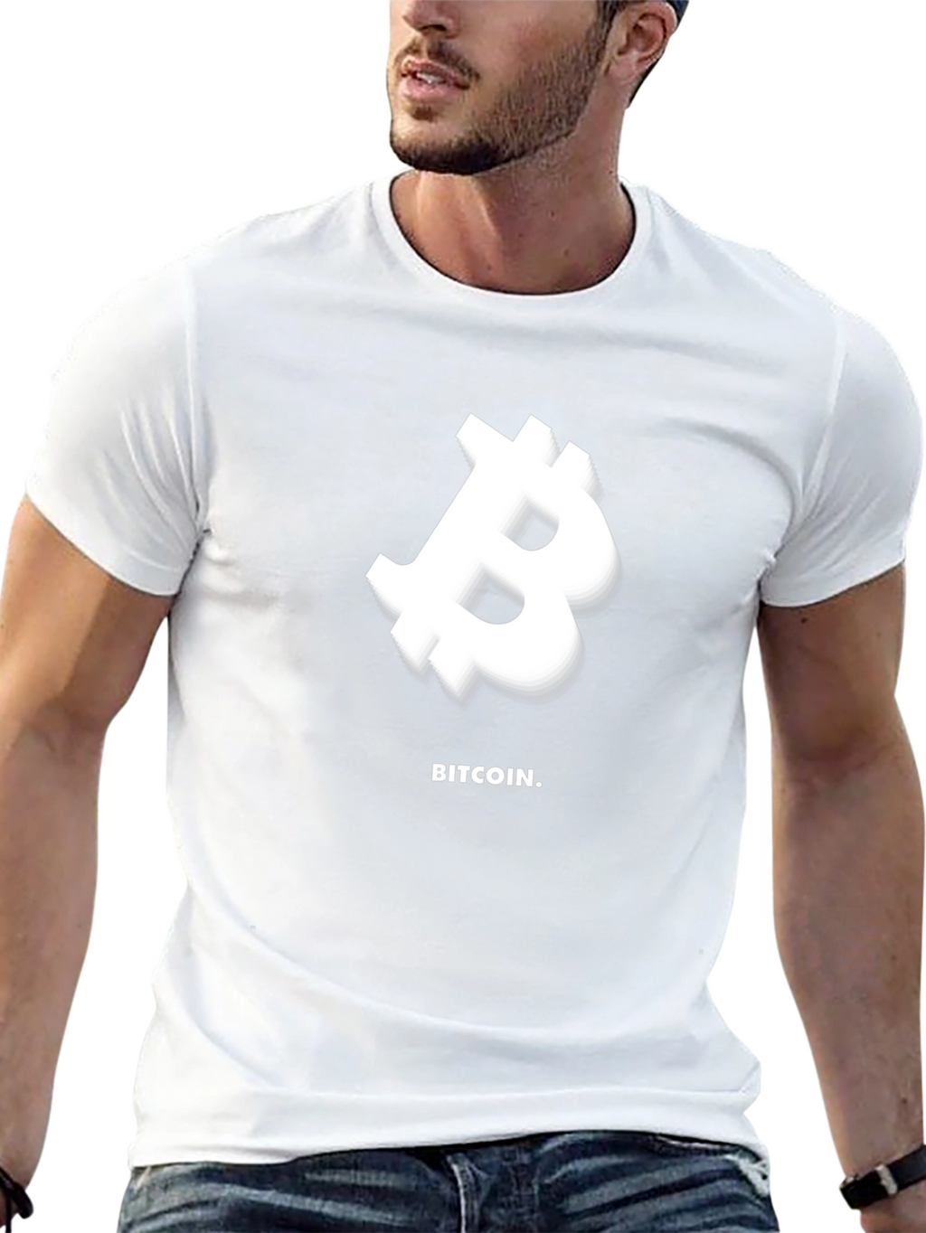 Bitcoin Graphic Tee - Black Crypto Shirt