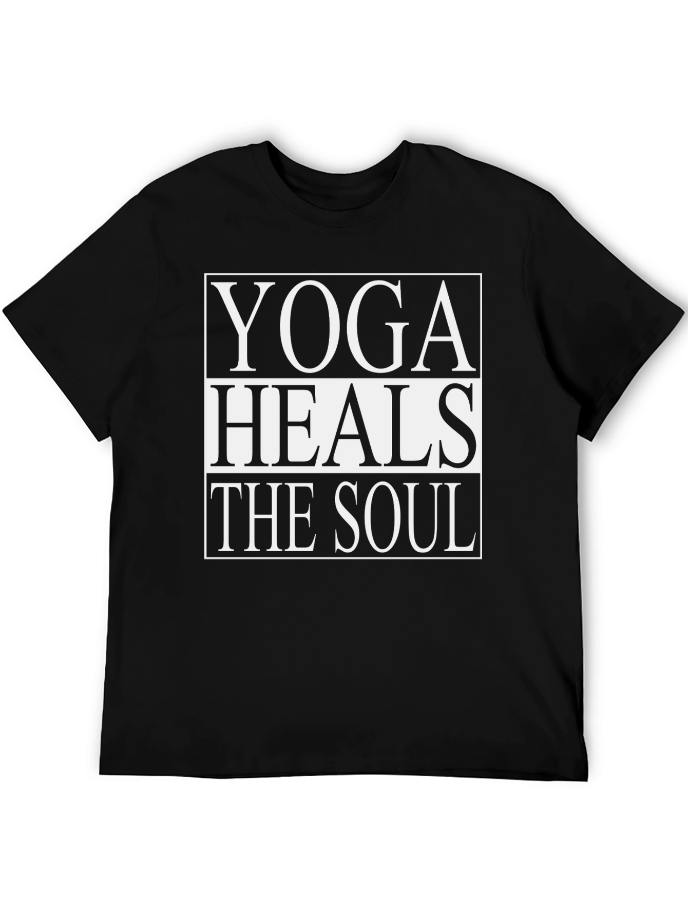 Yoga Heals the Soul Graphic T-Shirt