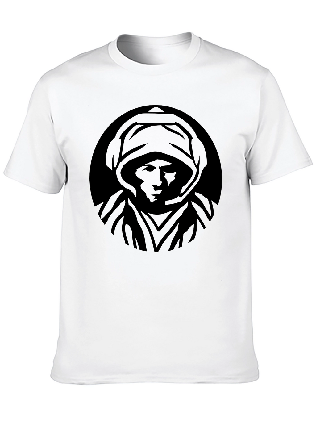 Mystic Hooded Figure Graphic T-Shirt