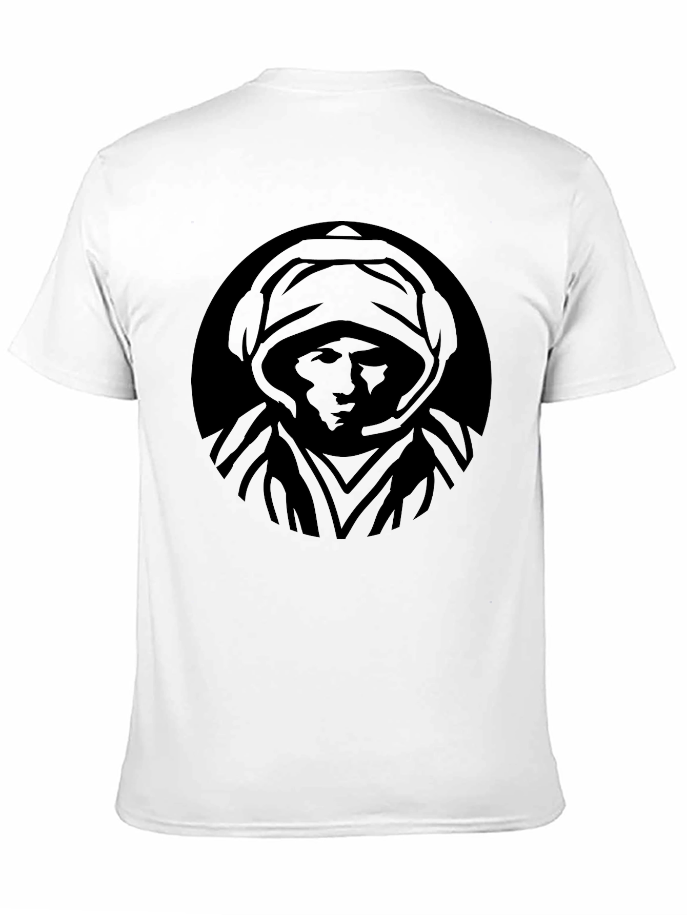 Mystic Hooded Figure Graphic T-Shirt