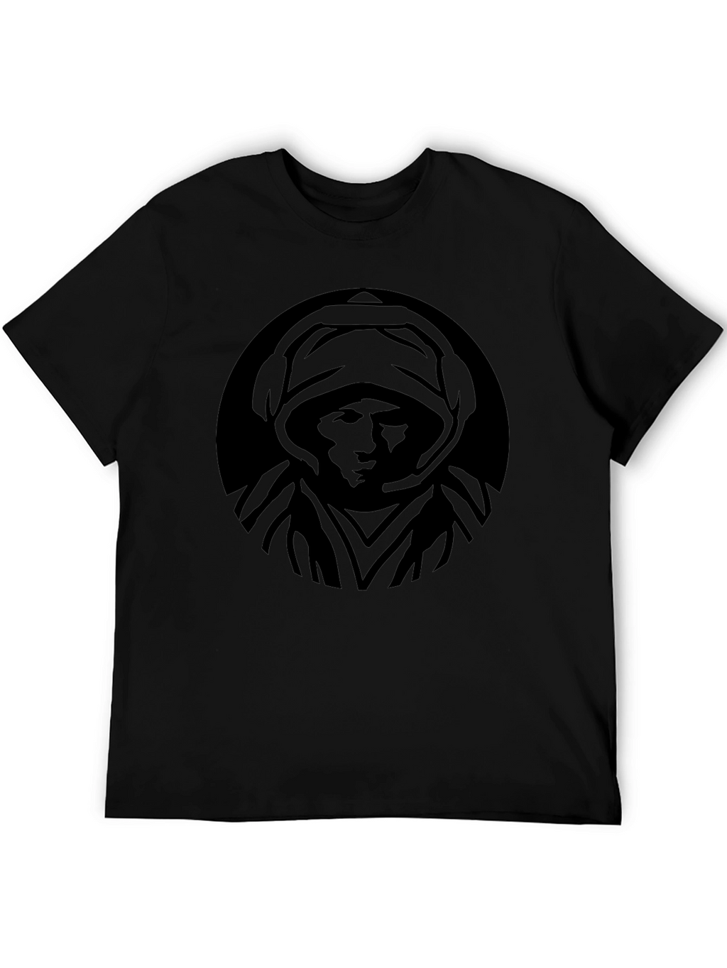 Mystic Hooded Figure Graphic T-Shirt