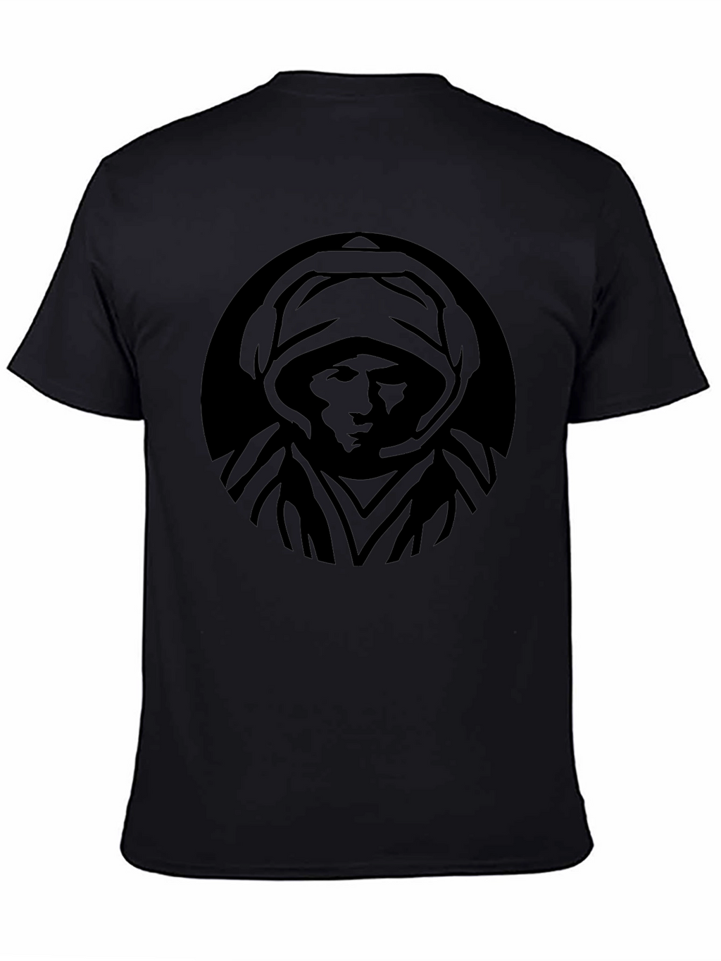 Mystic Hooded Figure Graphic T-Shirt