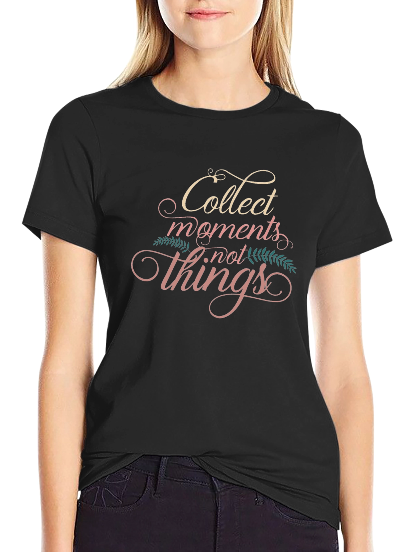 Collect Moments Graphic T-Shirt - Black