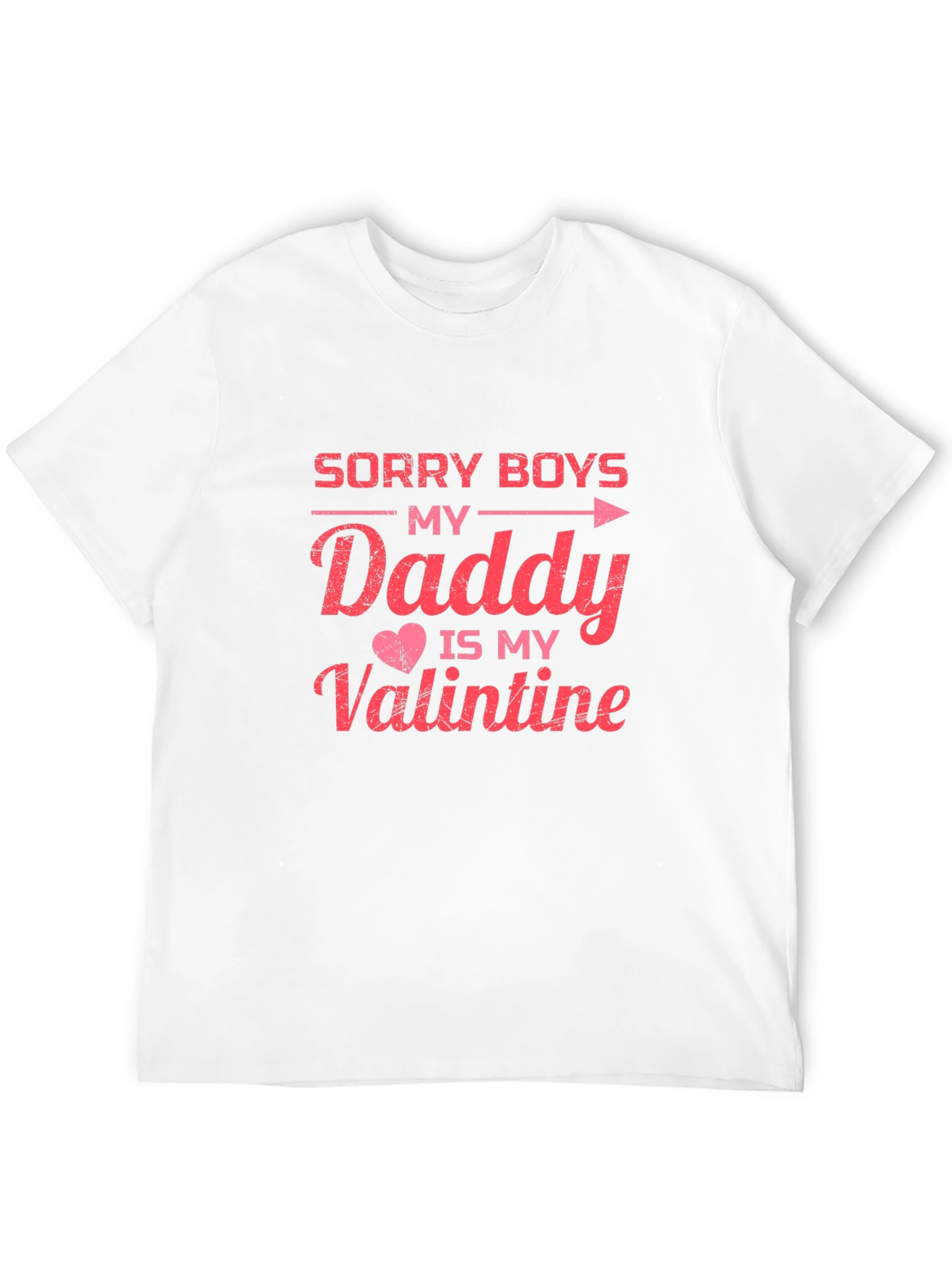 Daddys Valentine Black T-Shirt