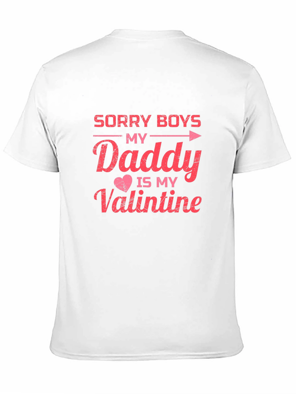 Daddys Valentine Black T-Shirt