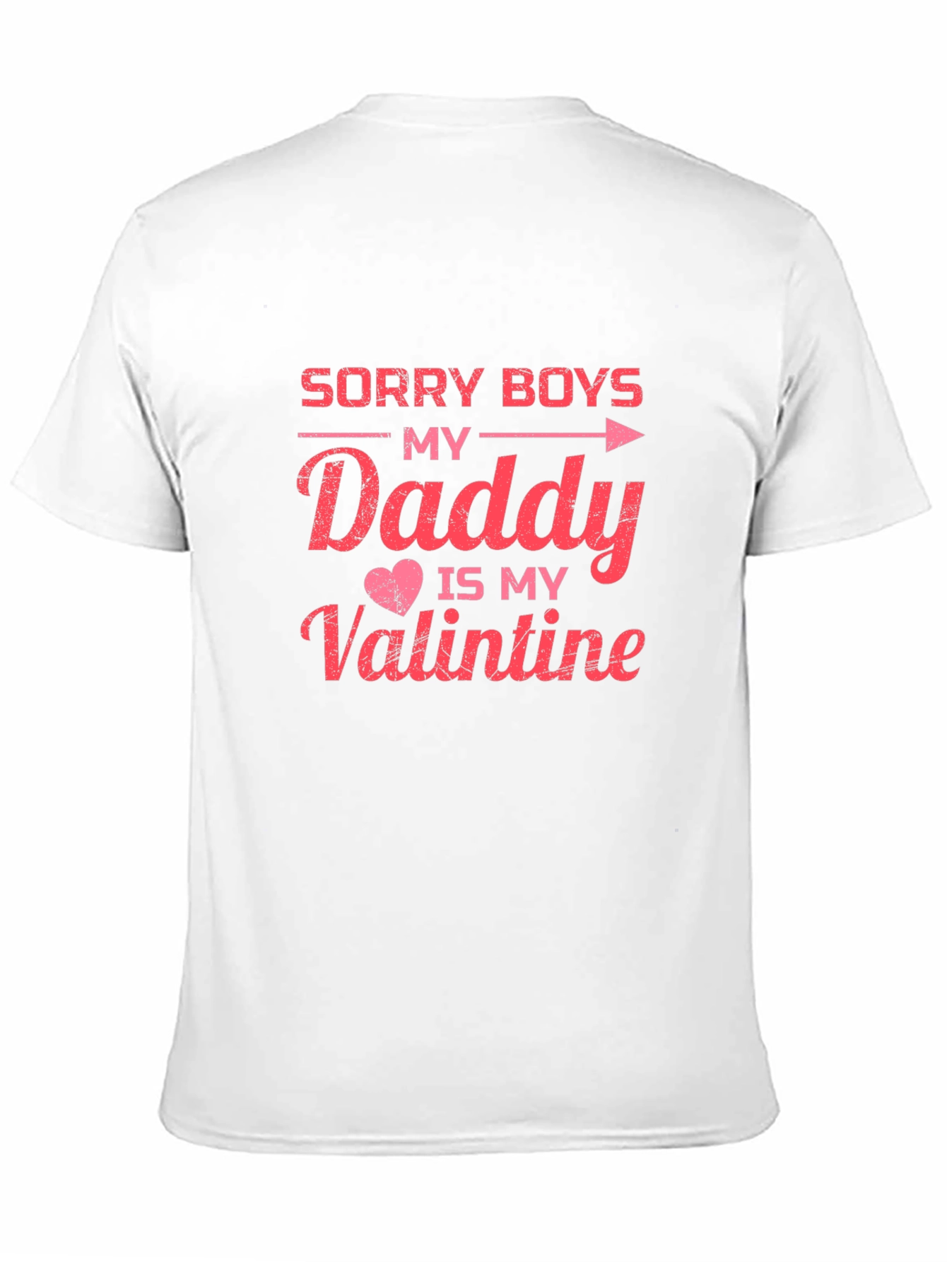 Daddys Valentine Black T-Shirt