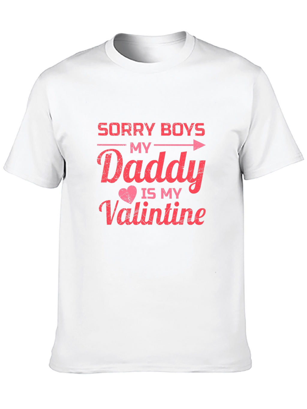 Daddys Valentine Black T-Shirt