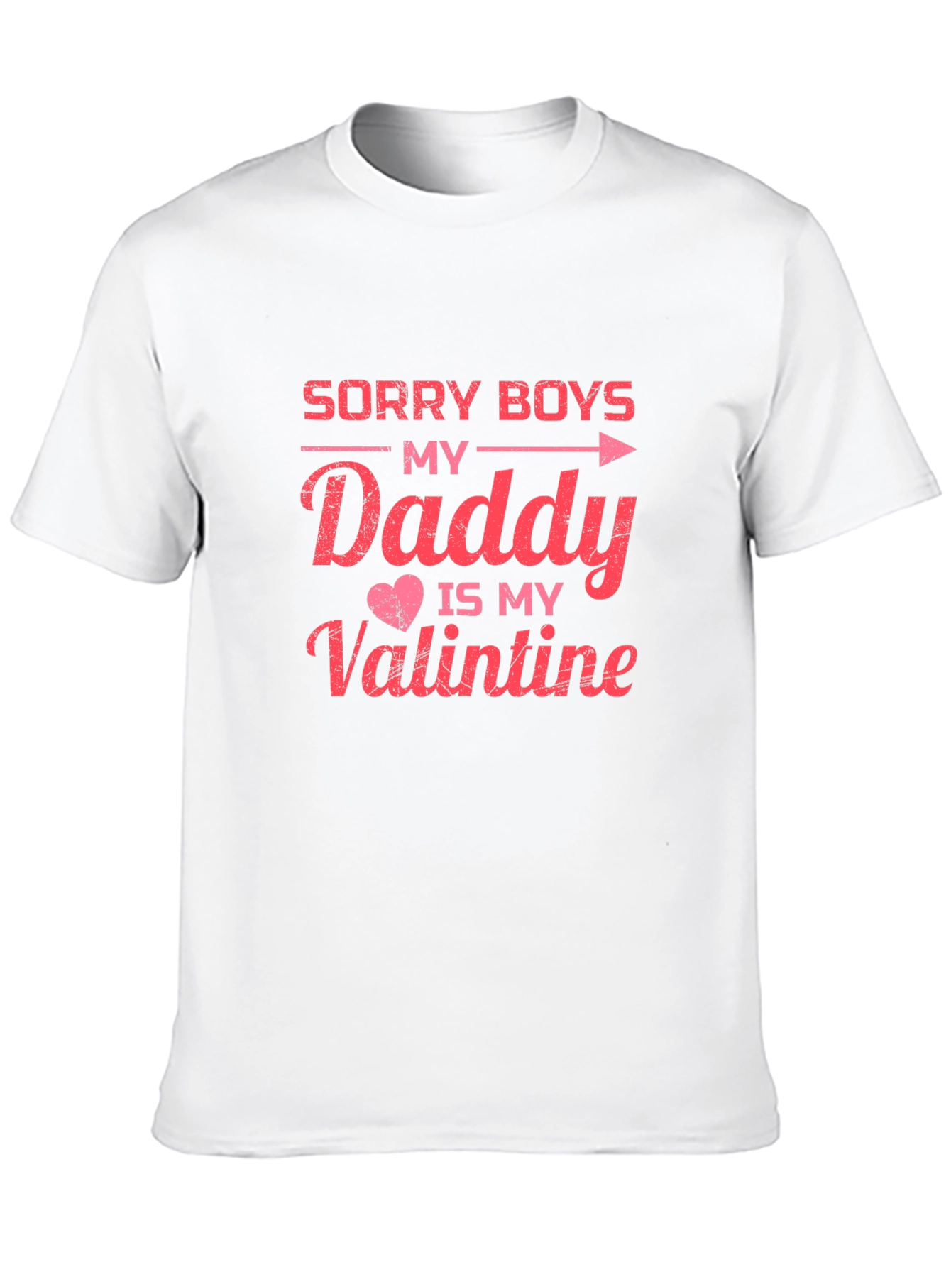 Daddys Valentine Black T-Shirt