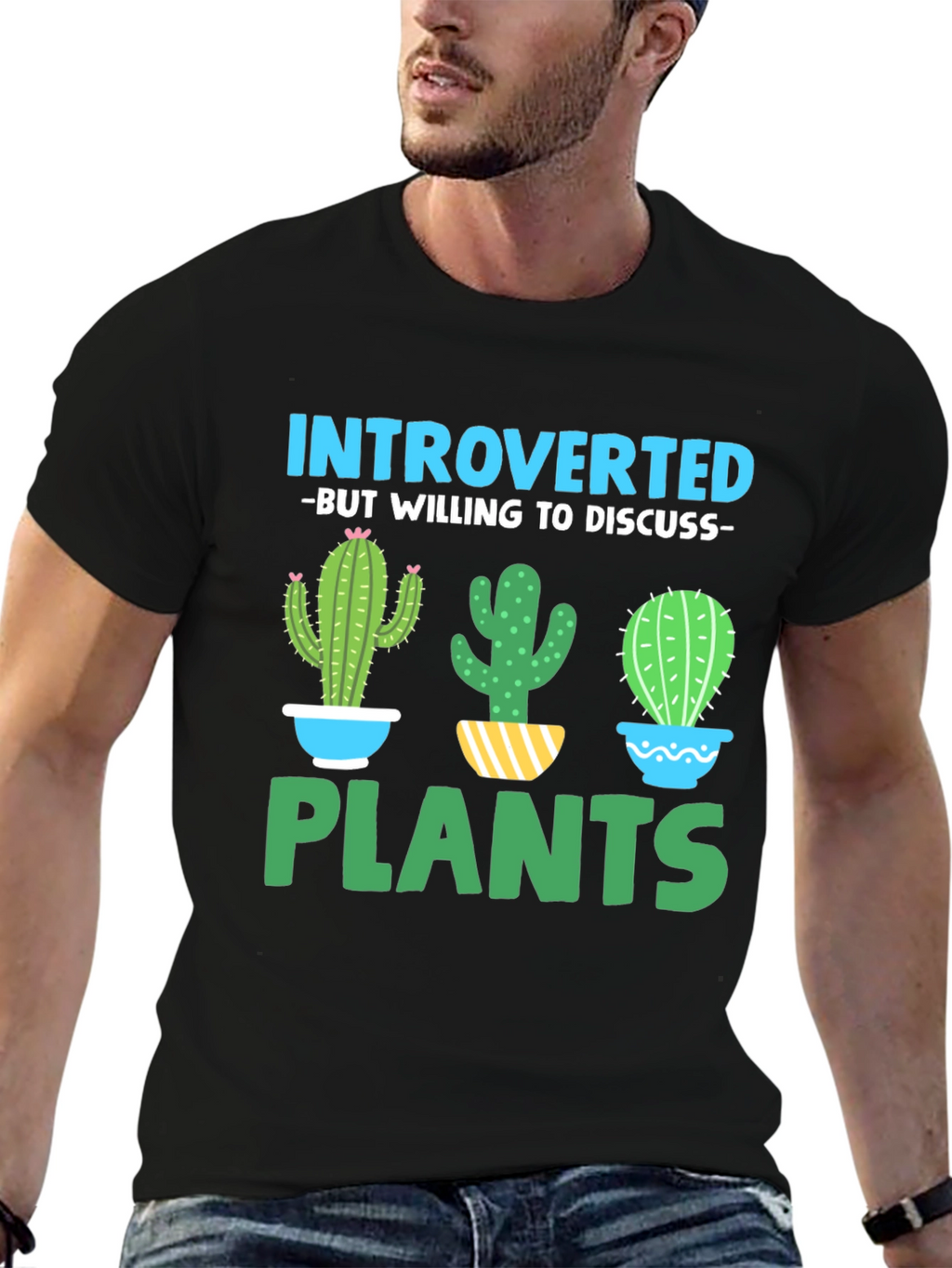 Introverted Plants Graphic Tee