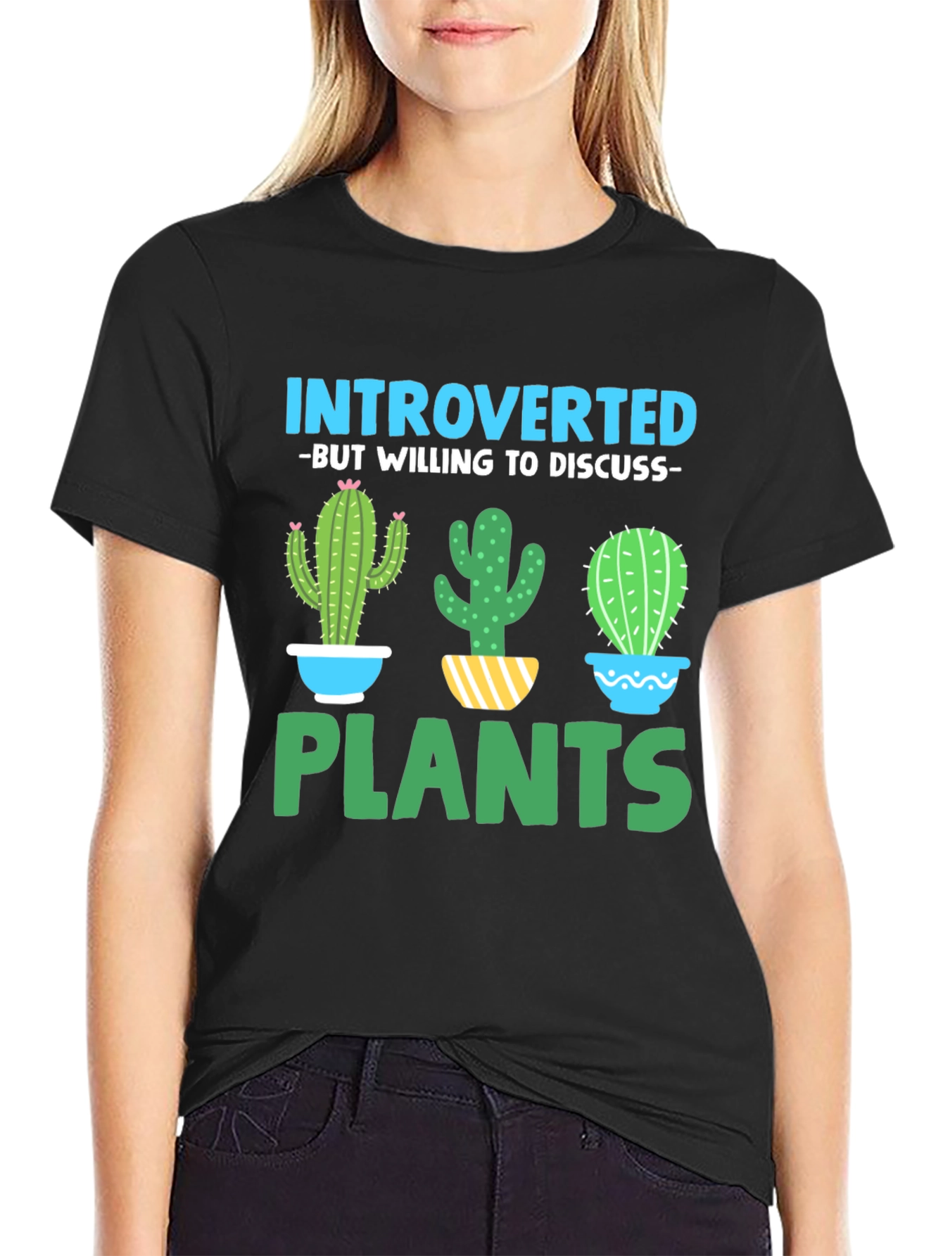 Introverted Plants Graphic Tee