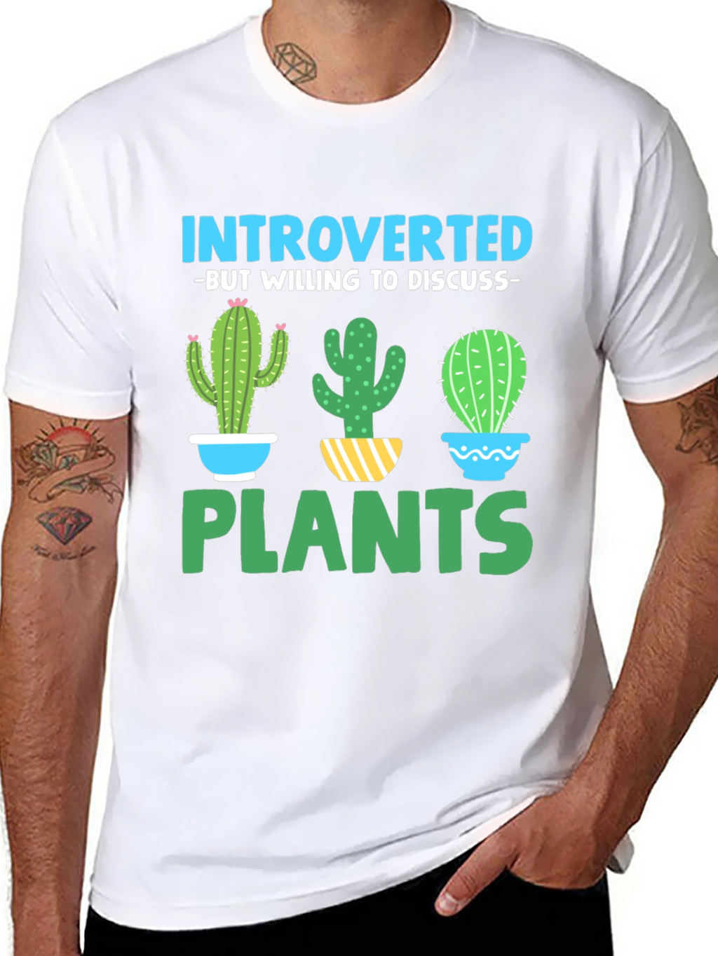 Introverted Plants Graphic Tee