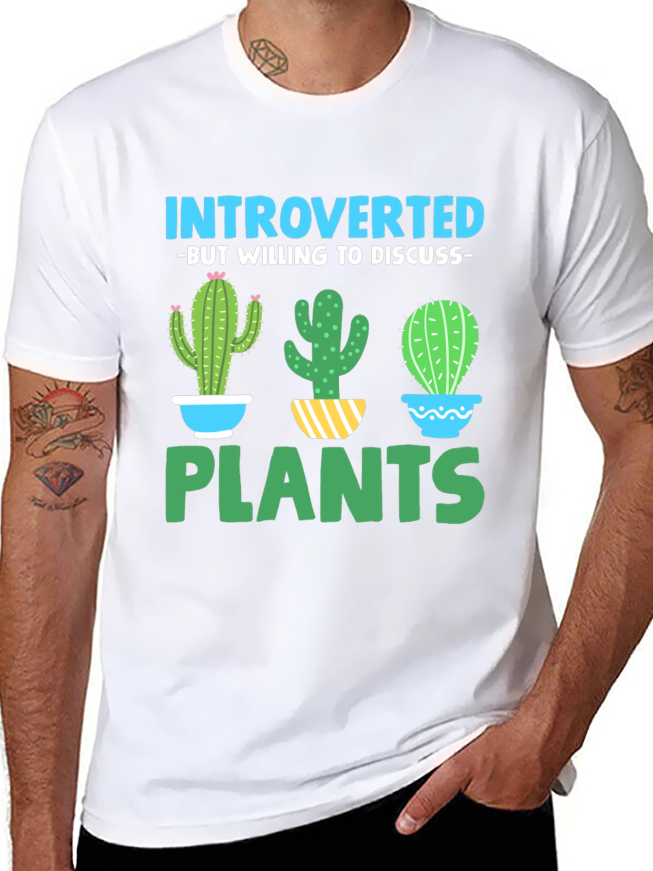Introverted Plants Graphic Tee
