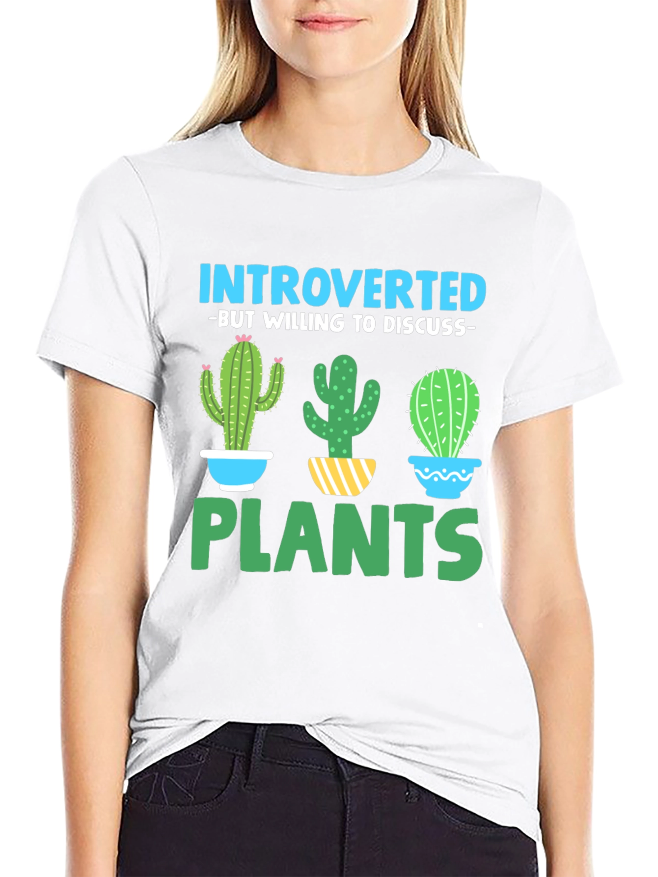 Introverted Plants Graphic Tee