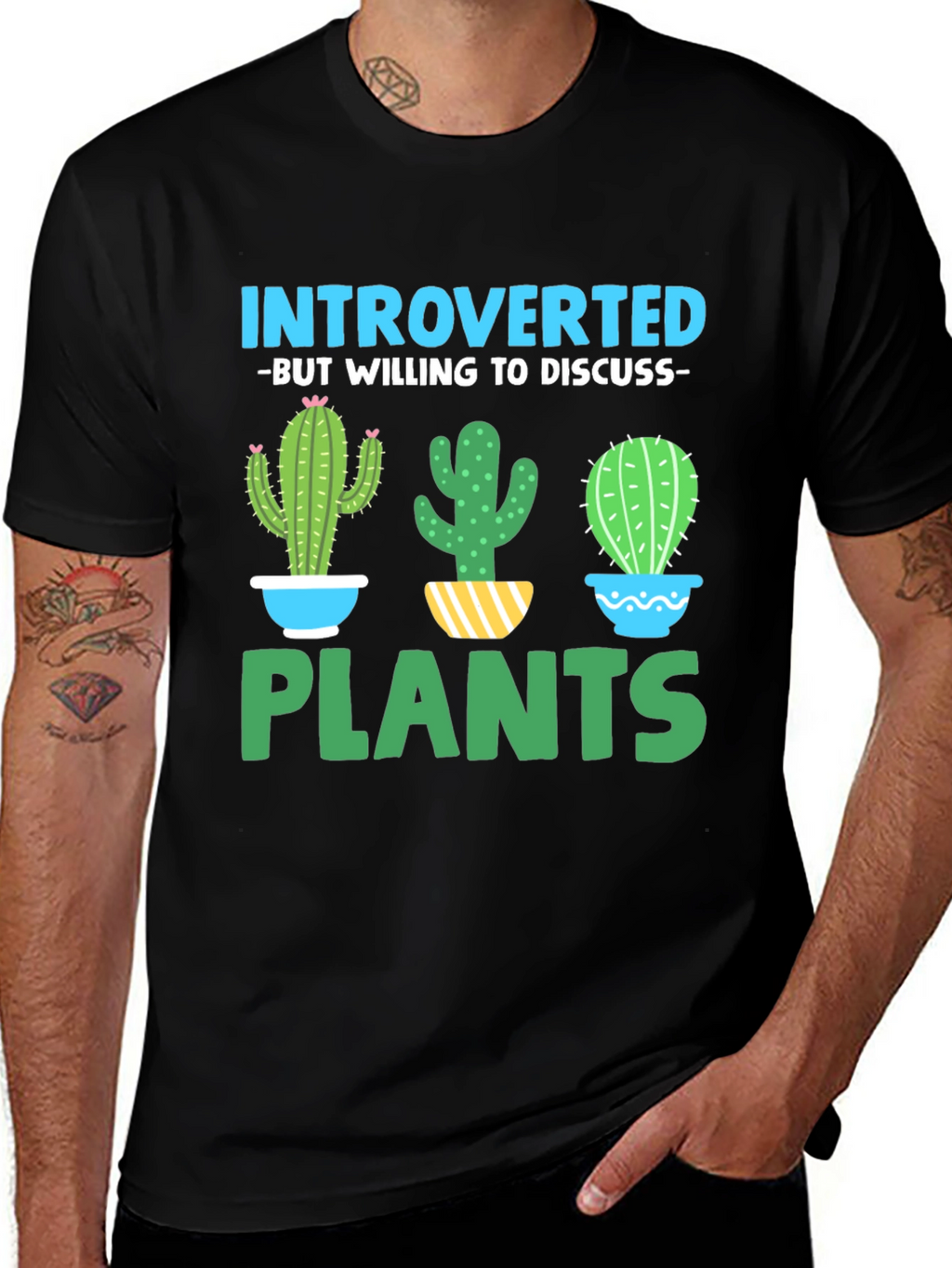 Introverted Plants Graphic Tee