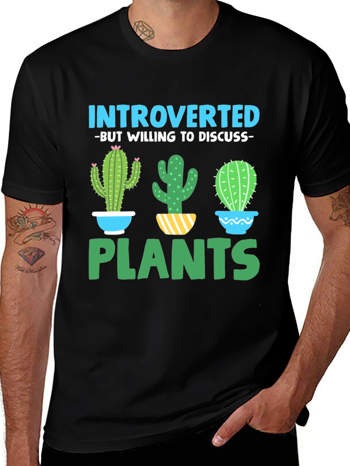 Introverted Plants Graphic Tee