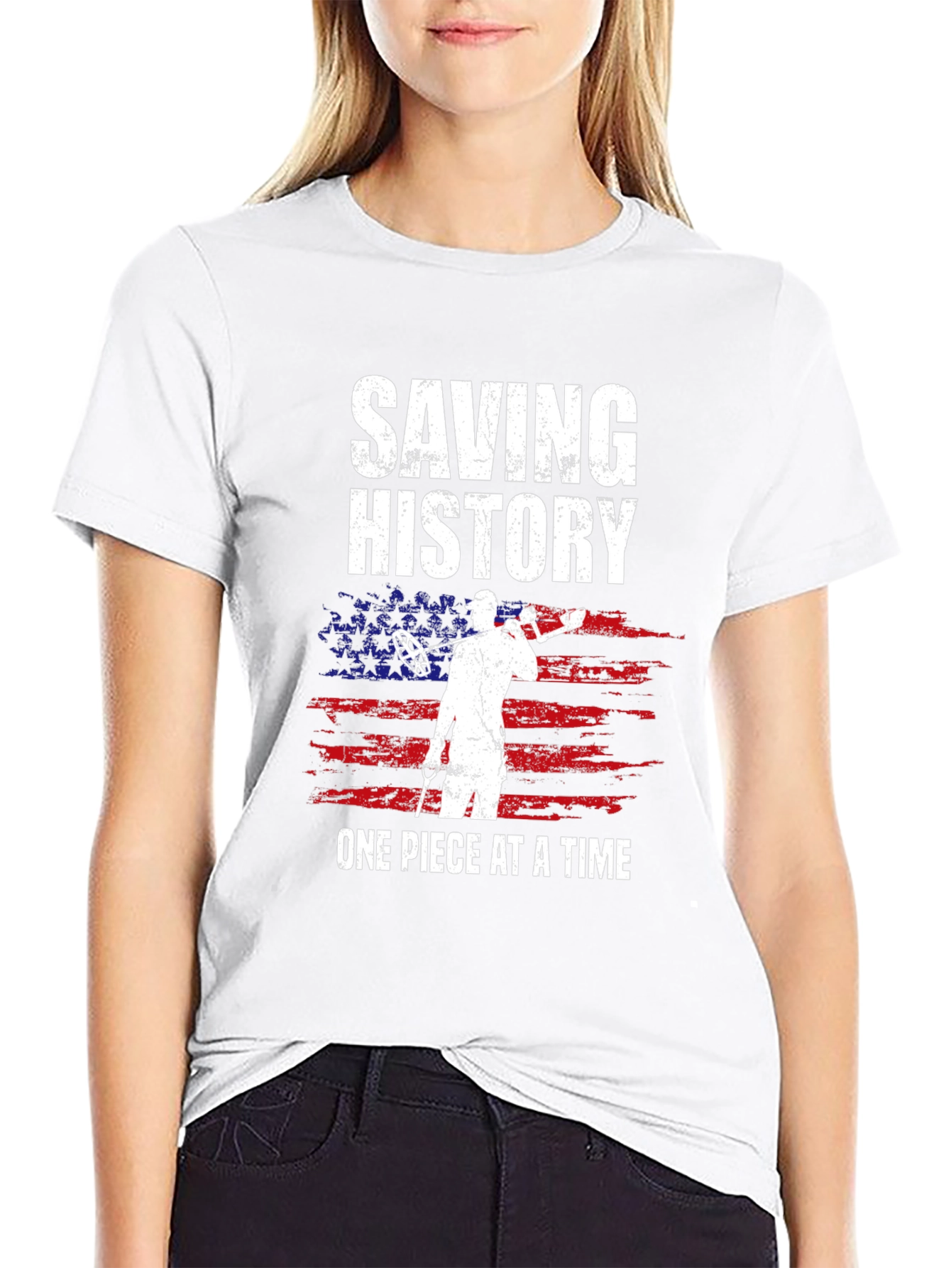 Saving History Metal Detecting T-Shirt