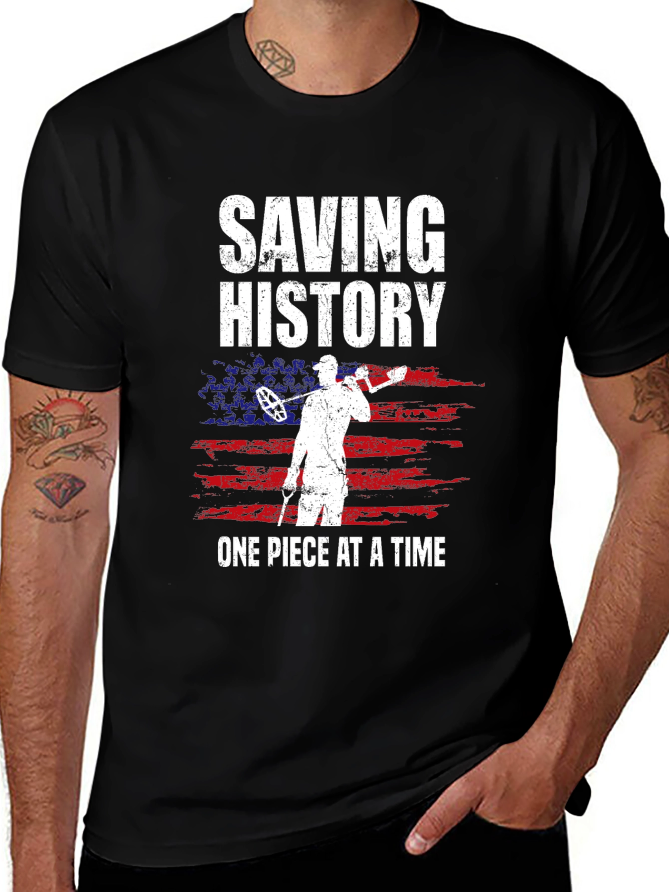 Saving History Metal Detecting T-Shirt