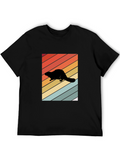 Retro Beaver Silhouette T-Shirt