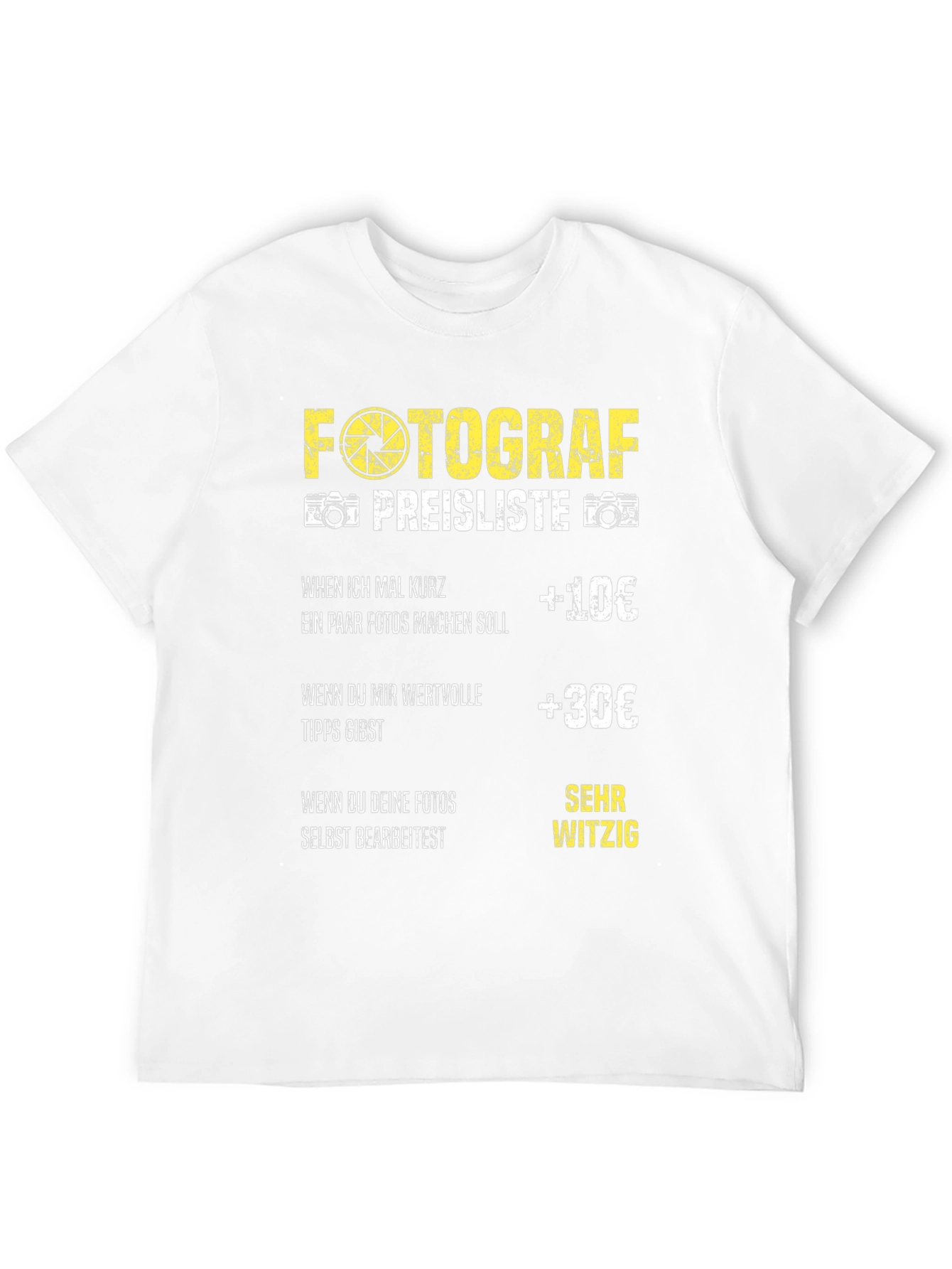 Photographer Pricing T-Shirt