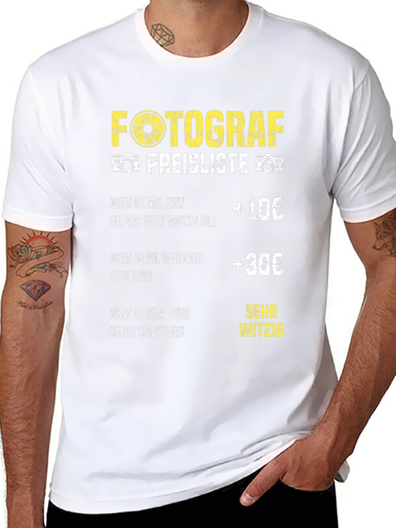 Photographer Pricing T-Shirt