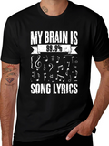 Music Lover T-Shirt: 99.9% Song Lyrics Tee