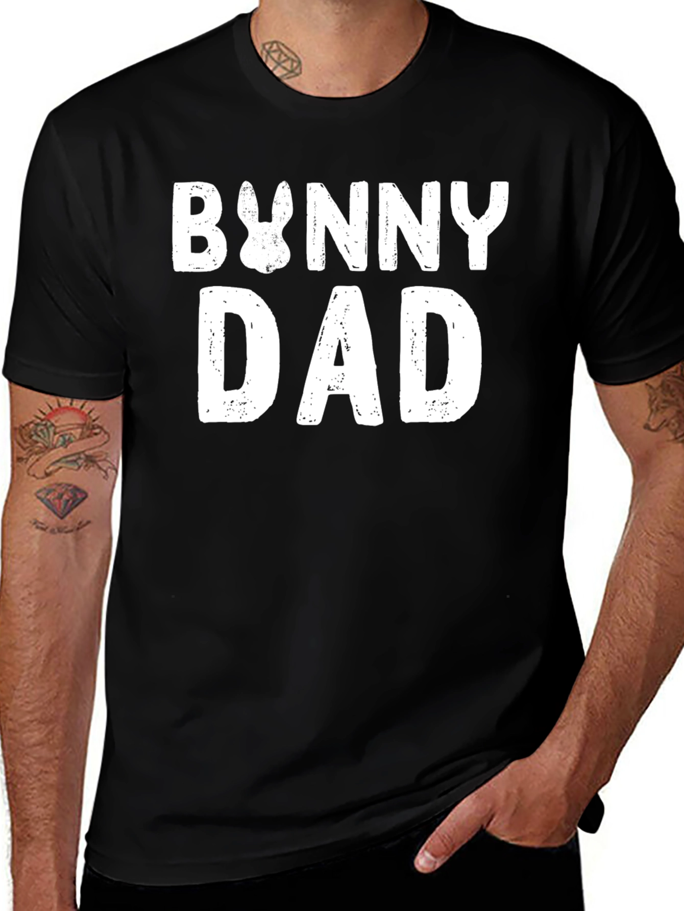 Bunny Dad Graphic T-Shirt