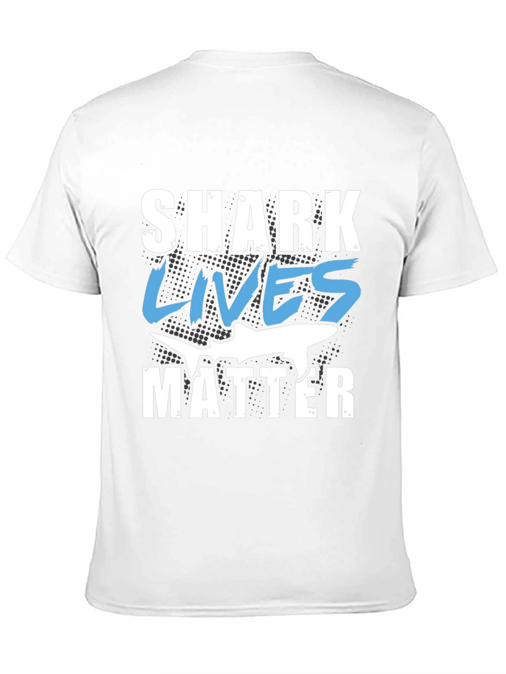 Shark Lives Matter Graphic Black T-Shirt
