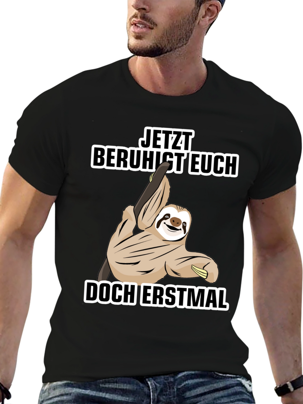 Funny Sloth T-Shirt - Relax First