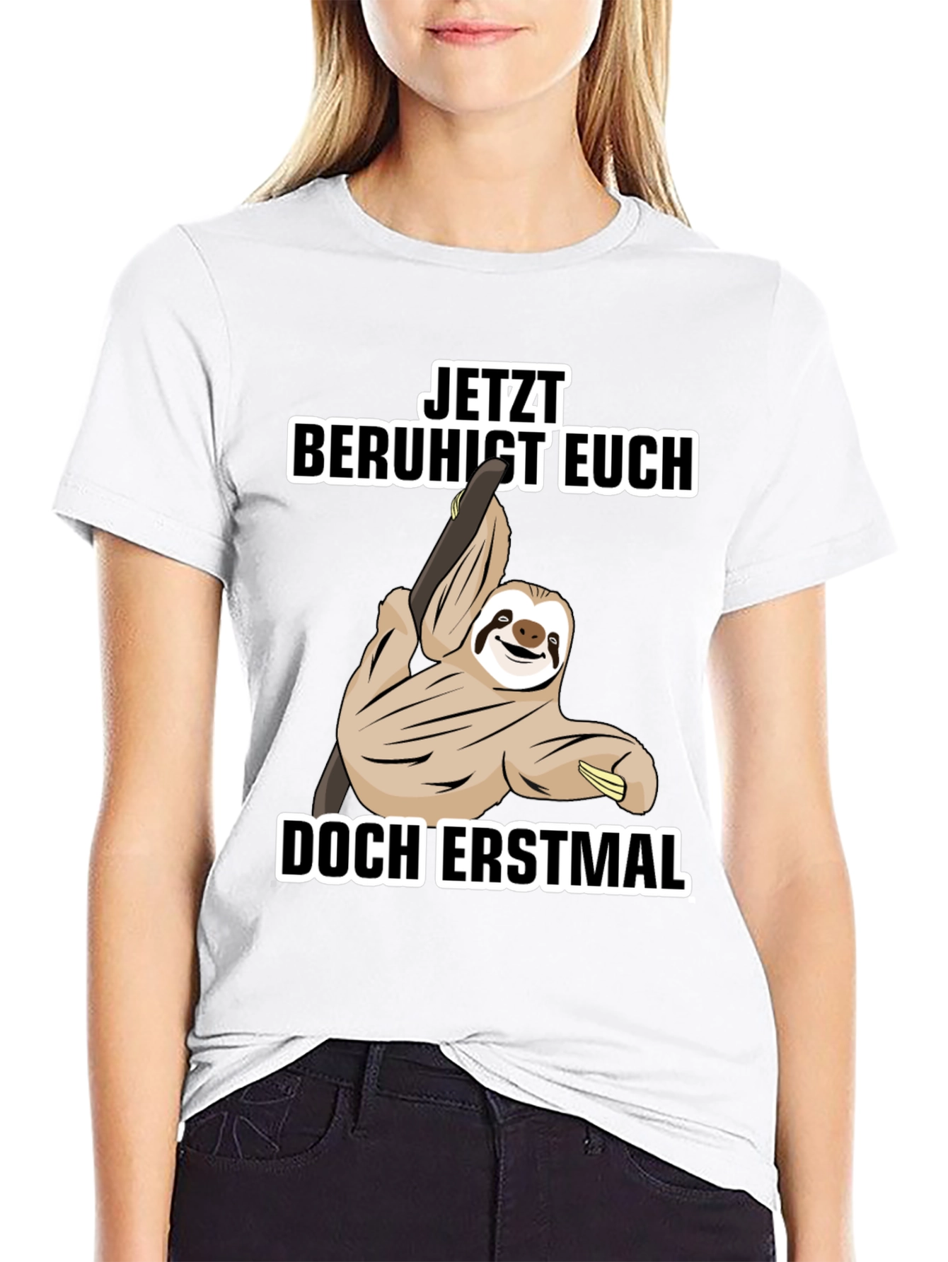 Funny Sloth T-Shirt - Relax First