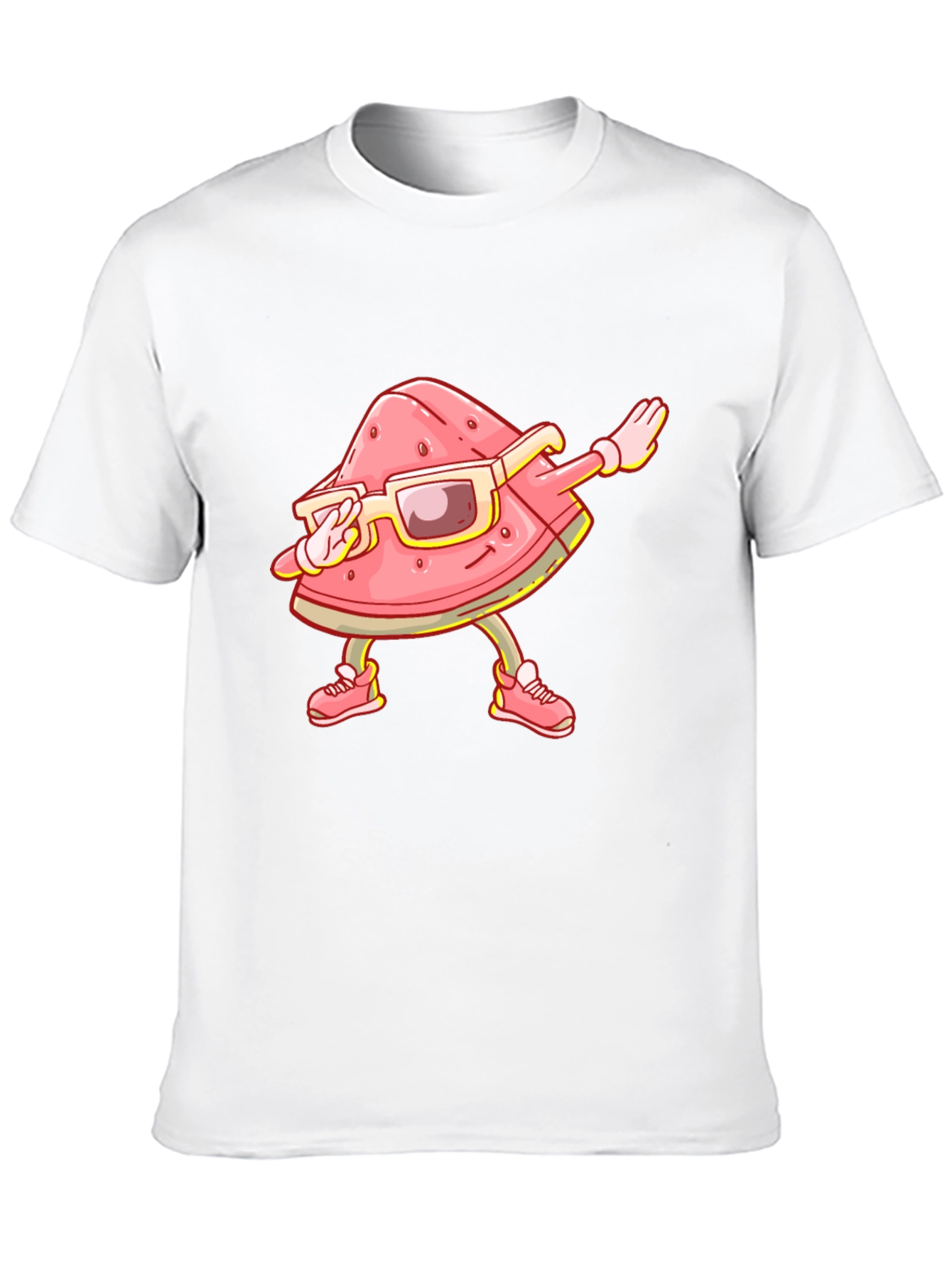 Dabbing Watermelon Graphic T-Shirt