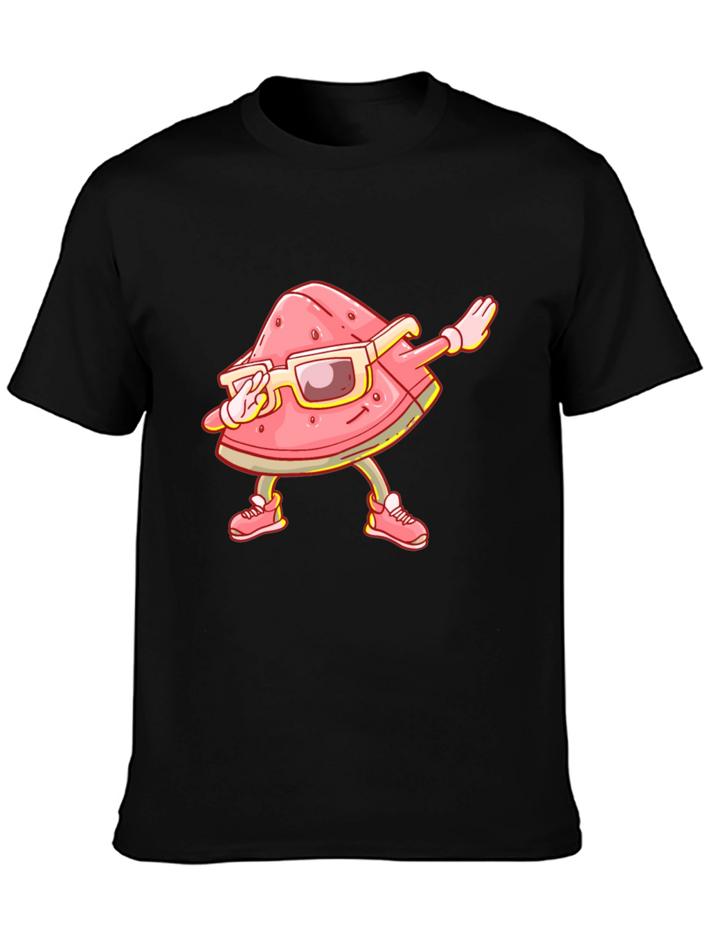 Dabbing Watermelon Graphic T-Shirt
