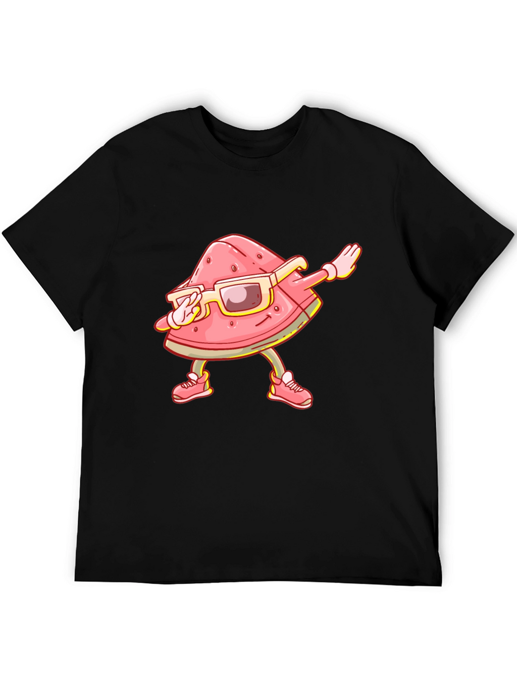 Dabbing Watermelon Graphic T-Shirt