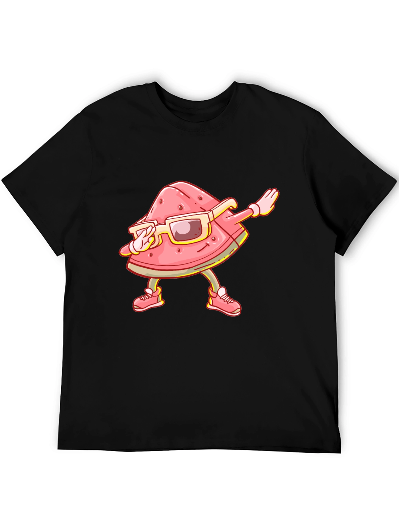 Dabbing Watermelon Graphic T-Shirt