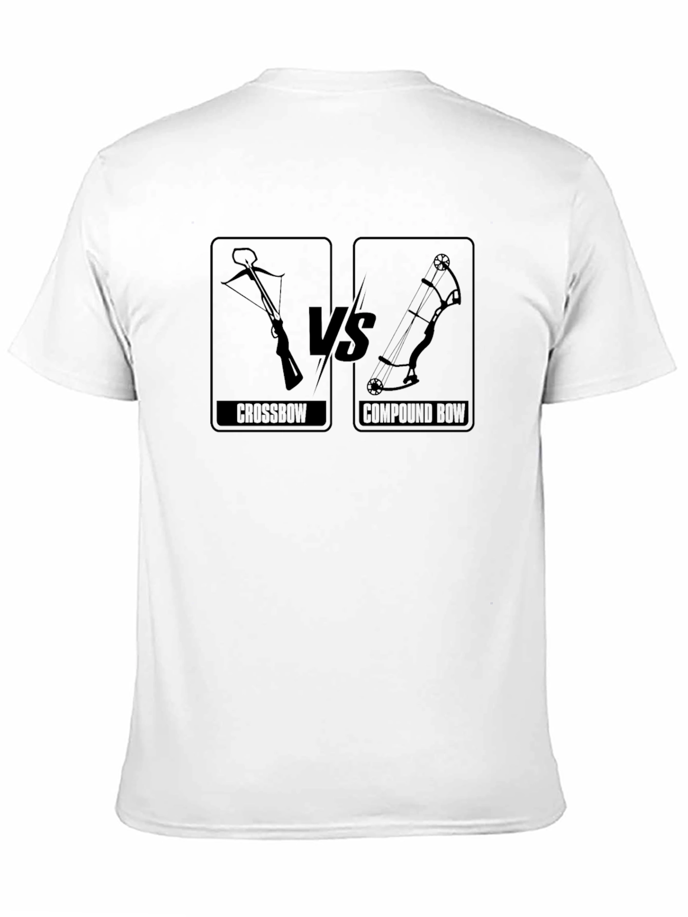 Crossbow vs. Compound Bow Graphic T-Shirt