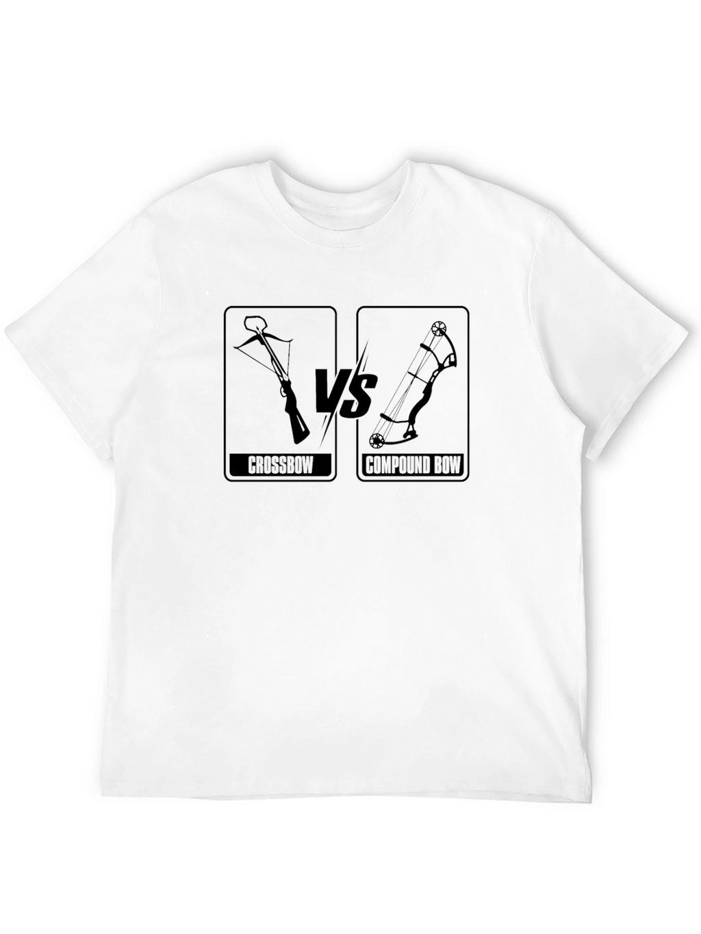 Crossbow vs. Compound Bow Graphic T-Shirt